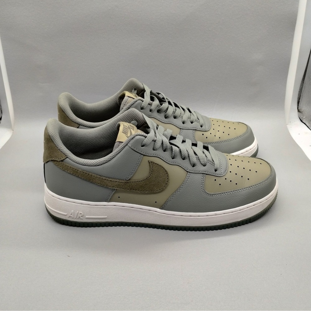 Nike Air Force 1 07 LV8 Dark Stucco Medium Olive Mens 11.5 Athletic Shoes Casual
